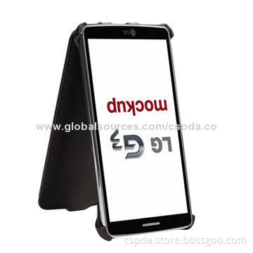 Fast deadline flip PU Leather mobile case for LG G3, to show your smartphone device unique style